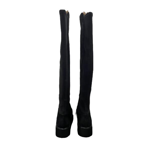 Stuart Weitzman Maddox 5050 Over the Knee Suede Black Boot 37 - Picture 7 of 7